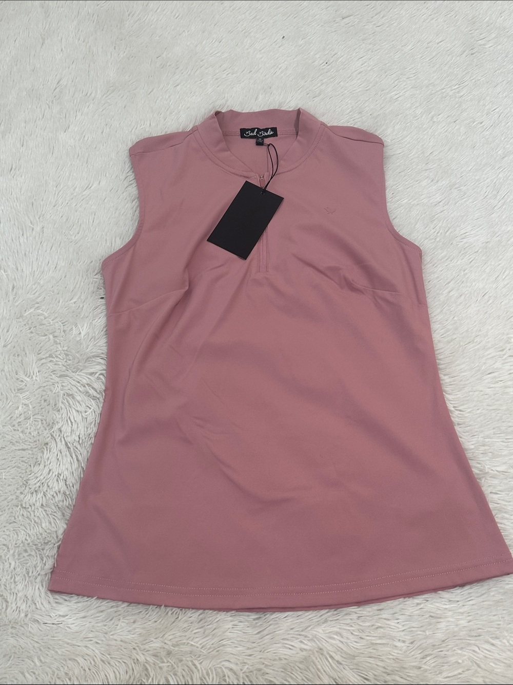 ❤️ NWT Bad Birdie Blade Sleeveless Golf Polo